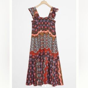 Anthropologie Corey Lynn Calter Doriane Midi Dress, Size small